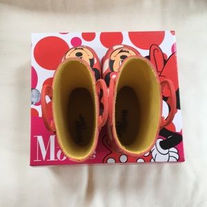 Kids Minnie Mouse Rain Boots
